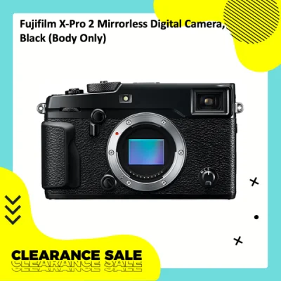 (Clearance Sales) Fujifilm X-Pro 2 Mirrorless Digital Camera, Black (Body Only)