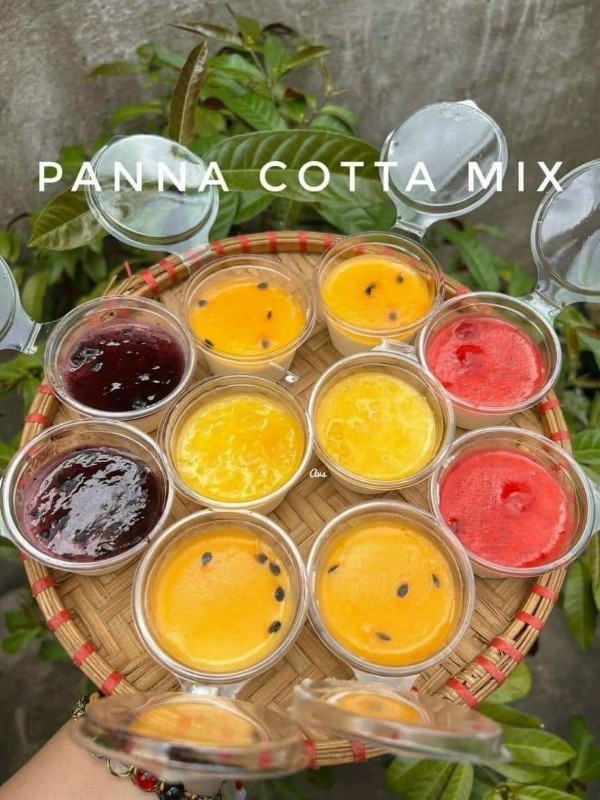 Set Panna Cotta Whipping Kiwi- Chanh Dây ⚡ HÀNG CAO CẤP ⚡làm thạch panna thơm ngon hấp dẫn