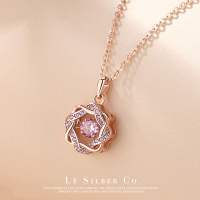 Le Silber Co. S925 Sterling Silver - Starlit Symphony Necklace Rantai Leher Perak