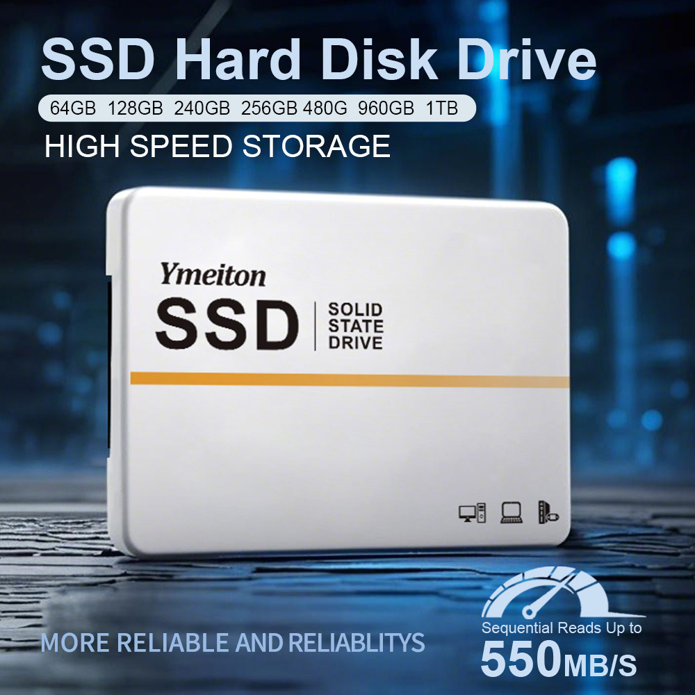 X065 ฮาร์ดดิสก์ SSD 256G/512G/1TB SATA III โซลิดสเตทไดรฟ์ 2.5 นิ้ว อินเทอร์เฟซ SATA3.0 - ยี่ห้อ CeaMere ราคา 470 บาท*ส่งฟรี