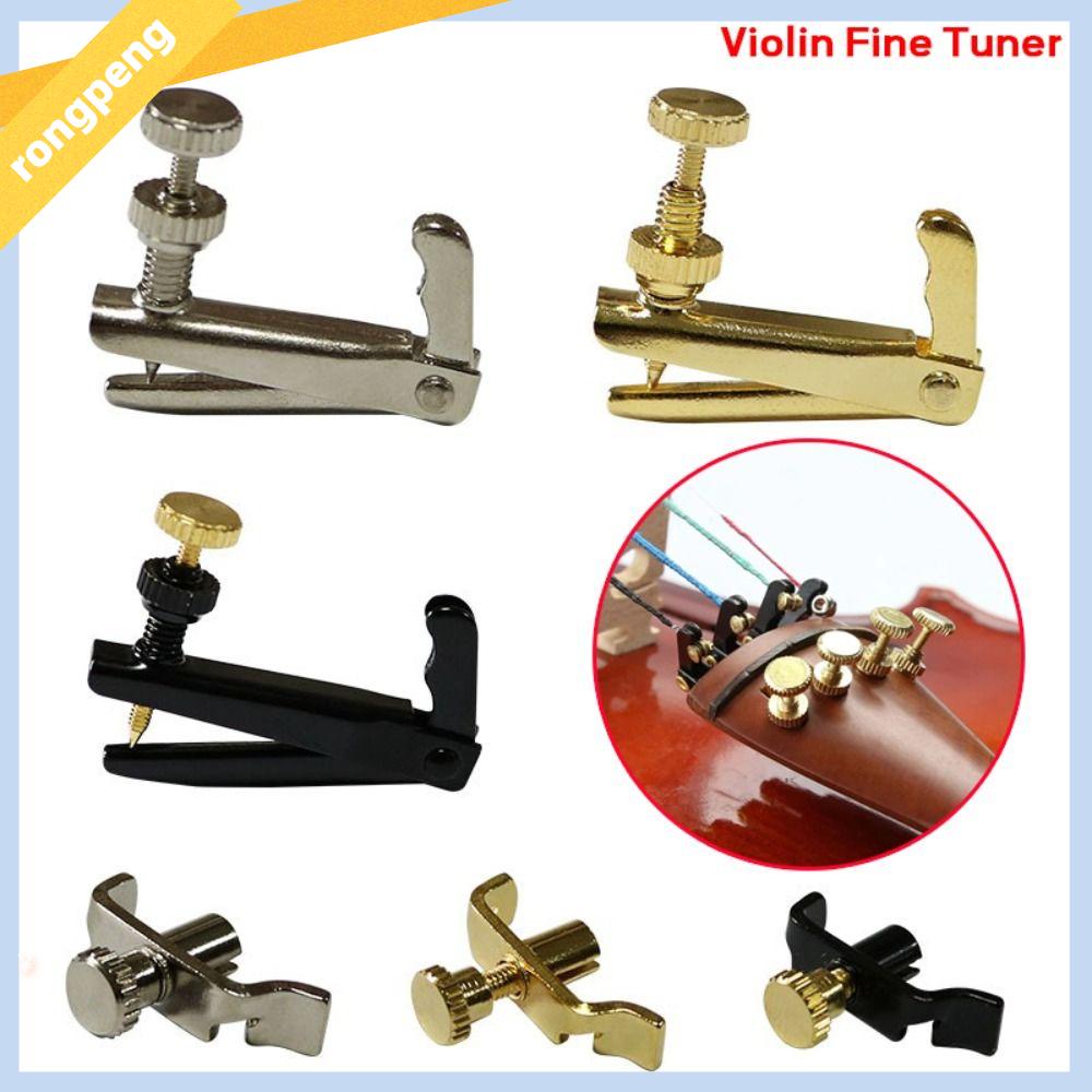 RONGPENG 4PCS/Set loại Bộ lên dây đàn Violin Dành cho violin cỡ 1/2-1/4 3/4-4/4 Bộ phận đàn Violin Vít điều chỉnh con quay vĩ cầm Chuyên nghiệp Phụ kiện nhạc cụ có dây Dụng cụ điều chỉnh dây fiddle