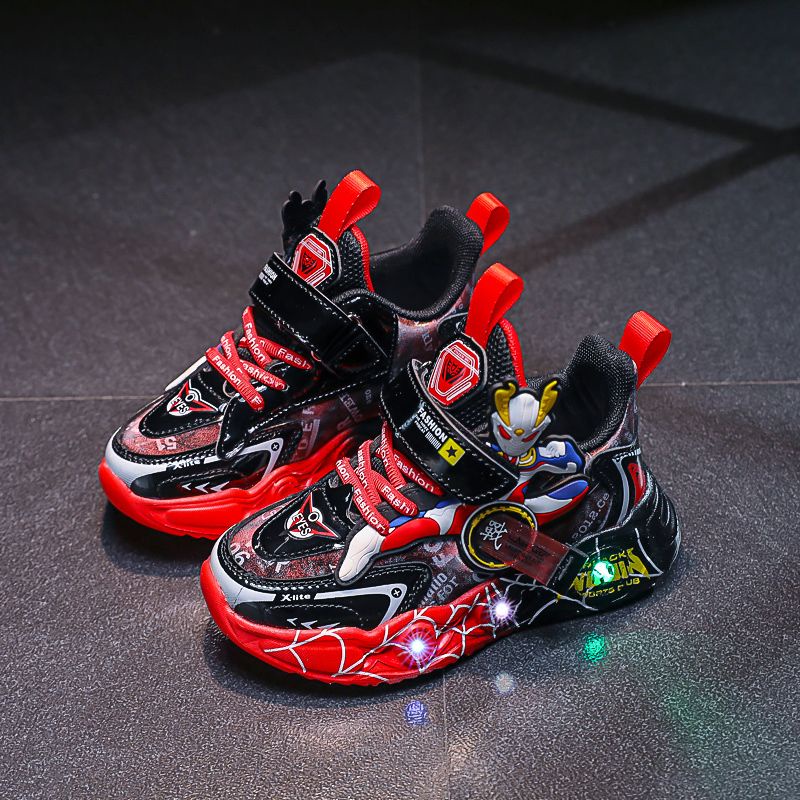 COD em giày with thao spiderman trẻ sandals boys 2023 running ultraman light thể