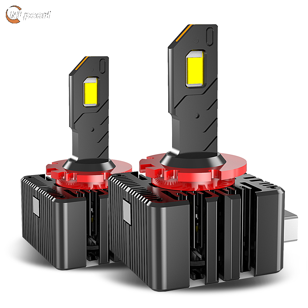 Nlpearl 2 cái bộ đèn pha đèn xenon hiệu năng cao led 60000lm 160w d1s d2s d3s d4s đèn pha xe hơi siêu sáng