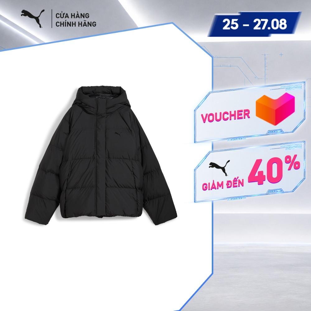 Áo Khoác Thời Trang PUMA Nữ Down Puffer Jacket Black Màu Đen