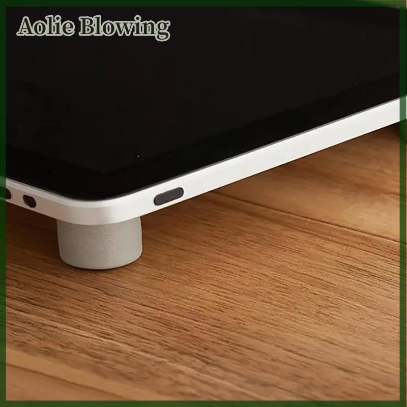 Aolie 4 cái máy tính xách tay đứng cốc hút nâng cao làm mát pad thích hợp cho chơi game văn phòng kinh doanh đa chức năng tản nhiệt
