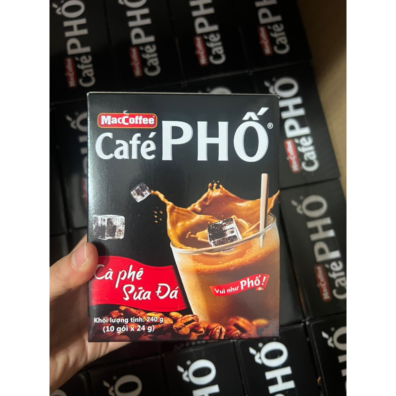 Hộp 10 gói cafe sữa đá cafe Phố 240gr-Sương beauty01