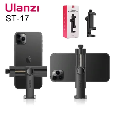 ULANZI ST-17 360 Phone Holder Clip Vlog Tripod Mount for iPhone Samsung Huawei Smartphone
