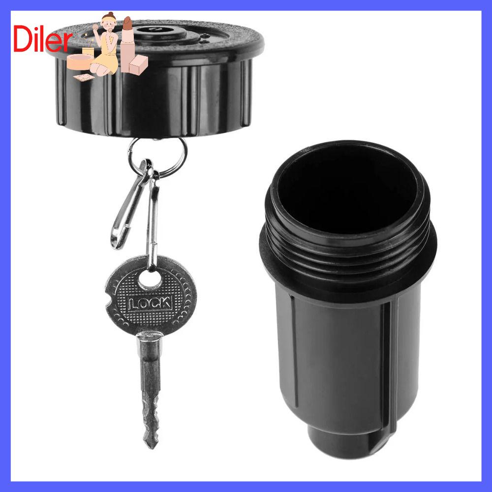 DILER Vòi phun nước mô phỏng Thiết bị chặn chìa khóa vòi phun nước Không thấm nước Chống va đập Ốp hầm ẩn trong sân Sáng Tạo ABS Hộp đựng tiền an toàn Sân vườn
