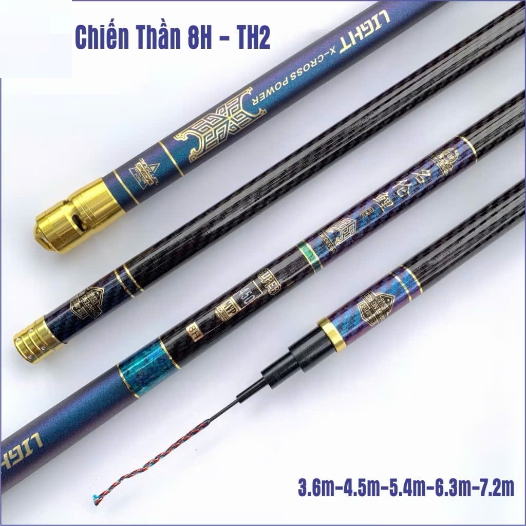 Cần Câu Đài 8H Chiến Thần Săn Hàng Tặng Ngọn Phụ