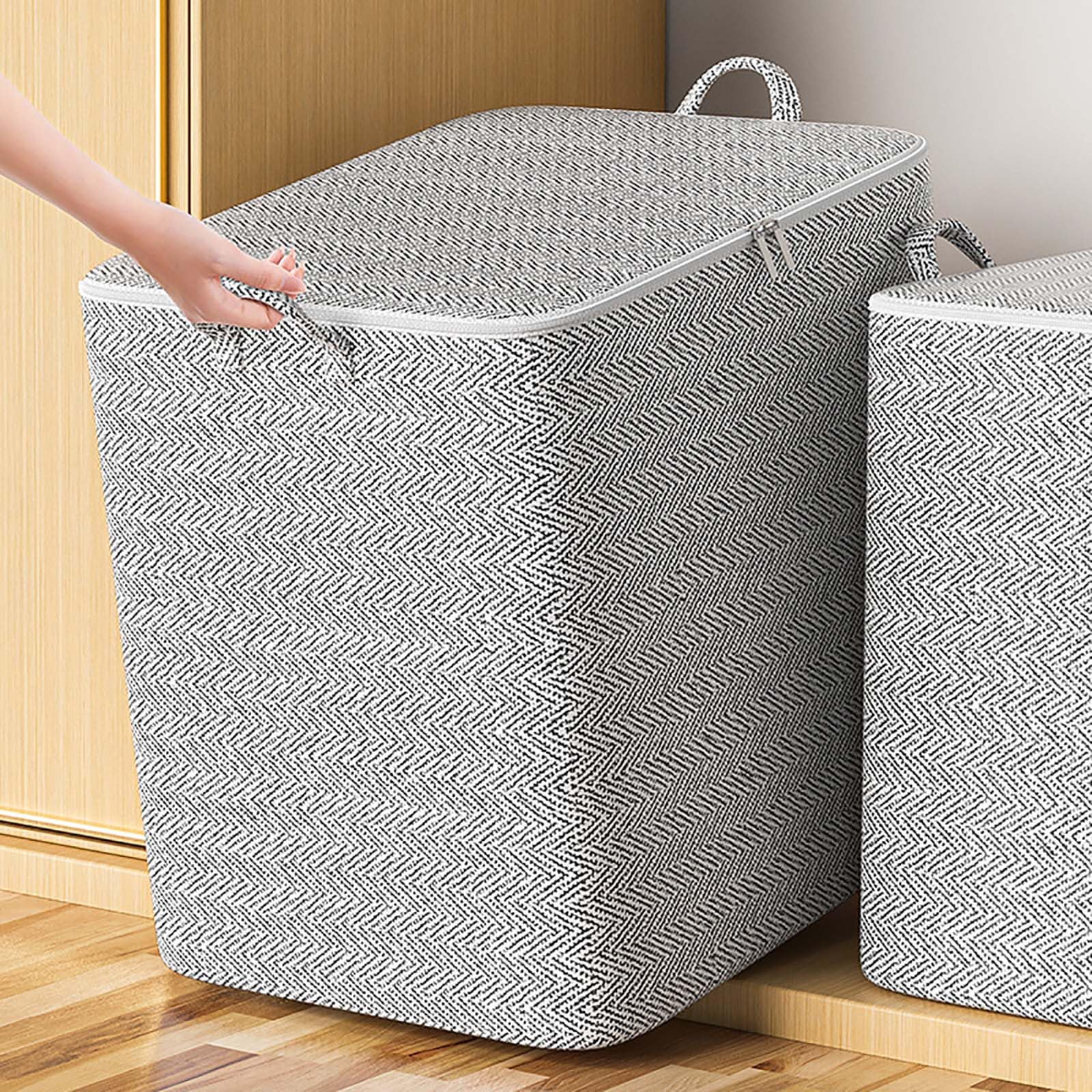 Túi lưu trữ Dung tích lớn Túi lưu trữ chăn Quần áo Hộp di chuyển Jumbo Vải nghệ thuật lớn Quần áo gia đình Tổ chức đóng gói Túi di chuyển Túi lưu trữ gia đình Chống thấm nước và chống ẩm