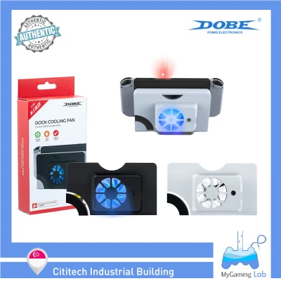 [SG Wholesaler] DOBE Cooler Cooling Fan for Nintendo Switch OLED Original Stand / Dock