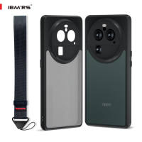 IBMRS Camo Case for Oppo Find X6 pro PC+TPU Shockproof Strap Cover