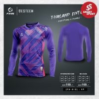 เสื้อกีฬา พิมพ์ลาย เนื้อผ้าดี ใส่สบาย ราคาส่ง จากโรงงาน ยี่ห้อ Finis รุ่น FA512 แขนยาว