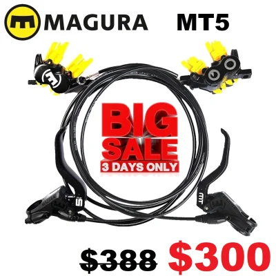 3 Days ONLY! Magura MT5 4-Piston Hydraulic Disc Brake (Pair)