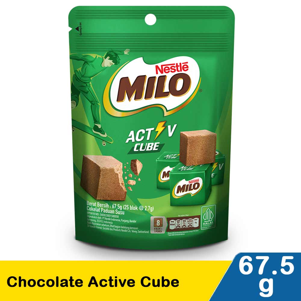 Milo Energy Cube ไมโลคิวป์ (1 ห่อ 25 เม็ด) ไมโลก้อน ในตำนาน สินค้านำเข้าจากต่างประเทศ สุดอร่อย มีฮาลาล ราคา 59 บาท*ส่งฟรี