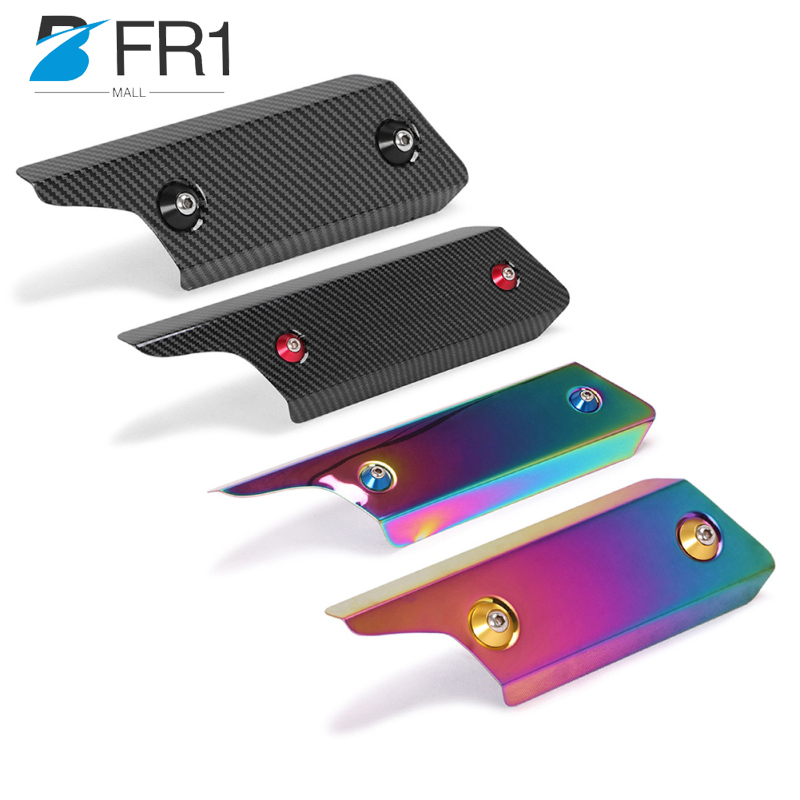 Bfr1 ống ống xả xe máy Bìa bảo vệ bảo vệ nhiệt thải lá chắn thép không gỉ bảo vệ bảo vệ phổ quát cho xe đạp đường phố