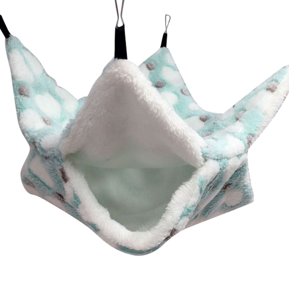 IMPRINT GRUBLE22LE4 Ferret Rat Hanging Plush Hamster Cage Pet Sleeping Bag Pet Hammock Squirrel Beds - 2
