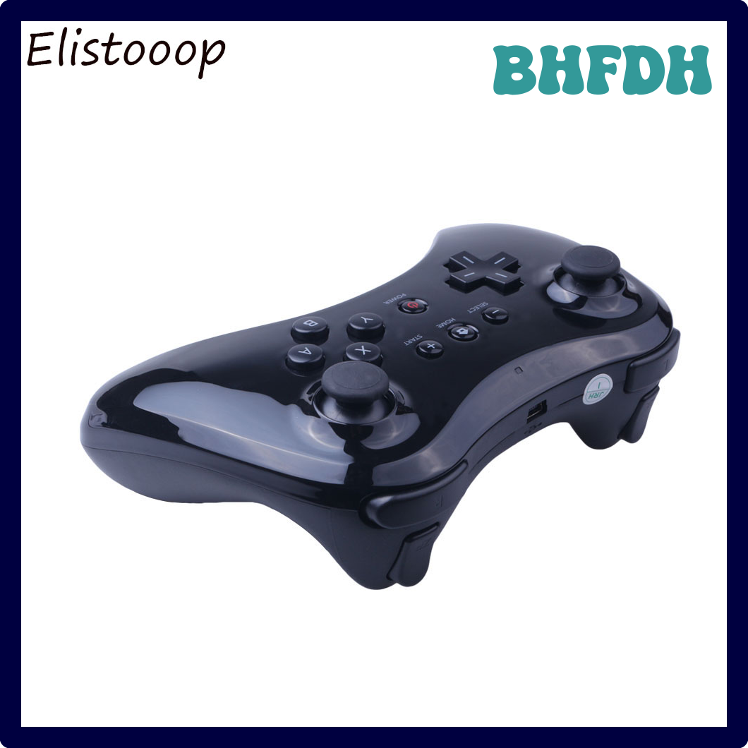 BHFDH Klassieke Draadloze Blutooth Controller Controller Joystick Gamepad Voor Nintend Wii U Met Usb-oplaadkabel NRJR