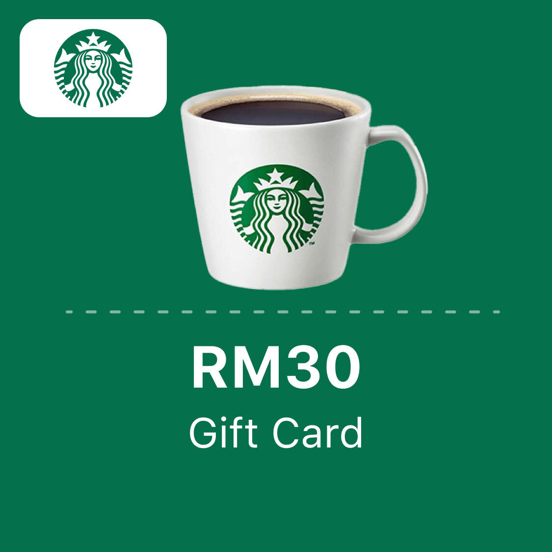 Starbucks Cash Voucher RM30