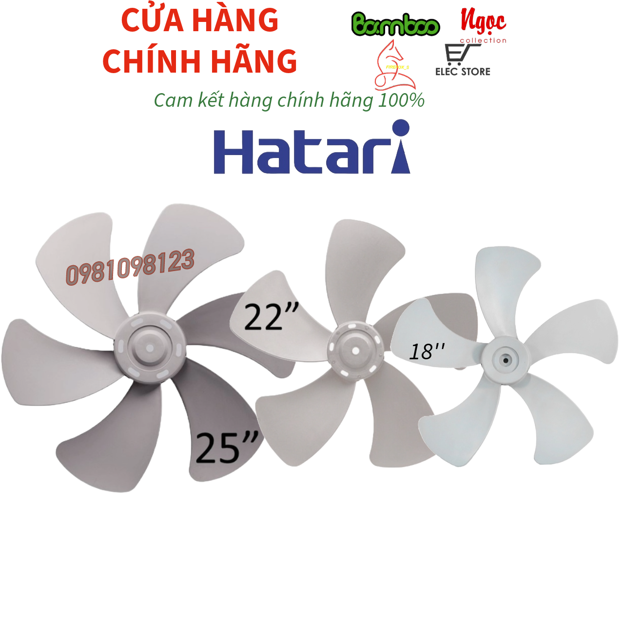 Cánh quạt Hatari chính hãng