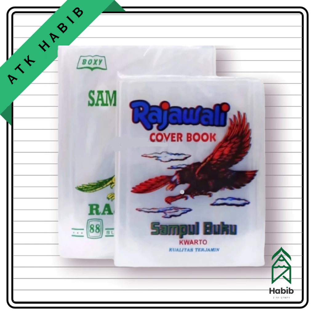 Sampul Buku Plastik Quarto dan Boxi/Bigboss Rajawali Isi 10 Lembar