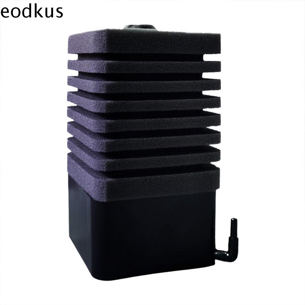 EODKUS 3 trong 1 Bộ lọc bọt biển sinh học Tắt tiếng Đen Máy bơm không khí AO tôm Đa chức năng Mảnh vụn làm sạch Máy sục khí bể cá và tôm Bể cá