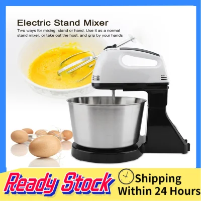 TMISHION 220V 100W Electric 7 Speed Cake Bread Dough Mixer Egg Stand Beater with Bowl