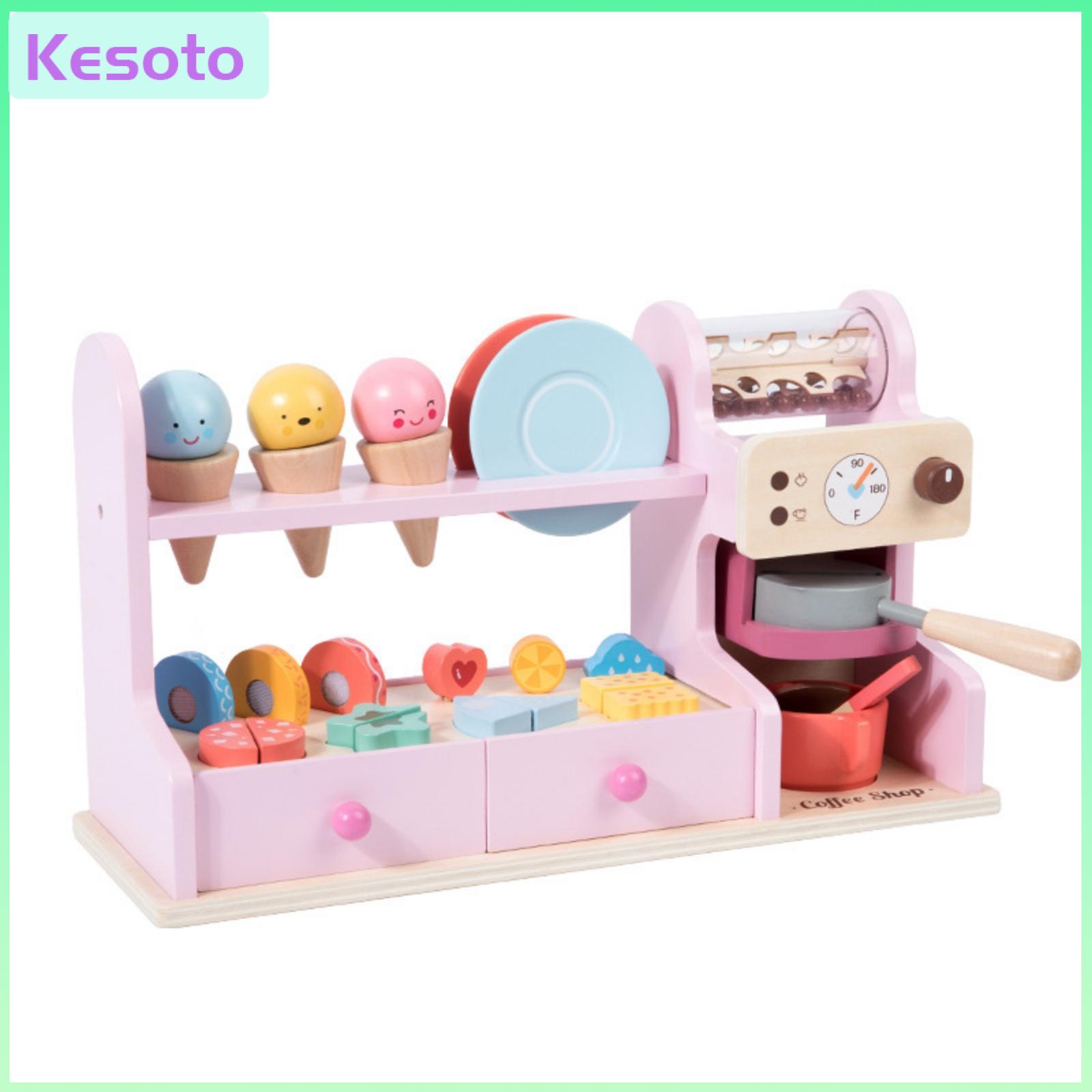 ของเล่นและของสะสม Kesoto ร้านไอศกรีม Playset ไอศกรีมที่ออกแบบโดยนักสำรวจ ราคา 4,884 บาท*ส่งฟรี