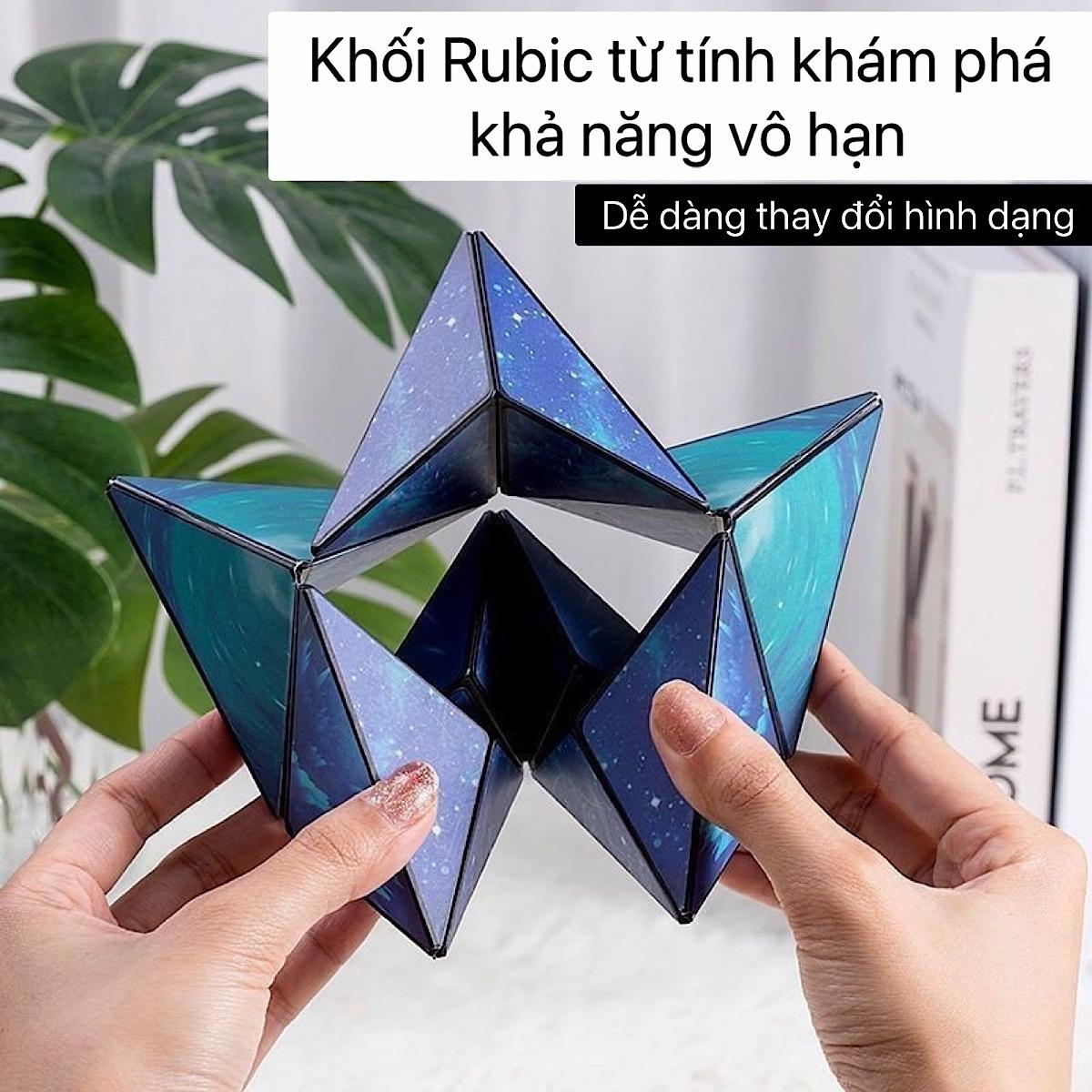 Khối Rubik 3D Biến Hình 72 Hình Galaxy Có Nam Châm Magnetic Magic Cube Đồ Chơi Trí Tuệ Trẻ Em