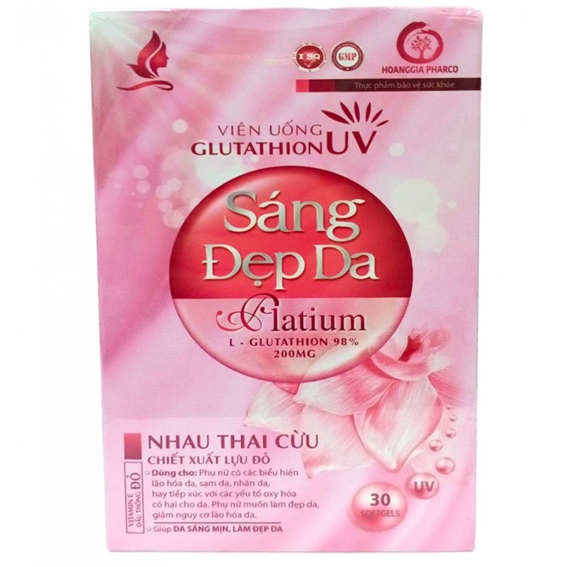 Viên uống glutathion UV- viên uống trắng da