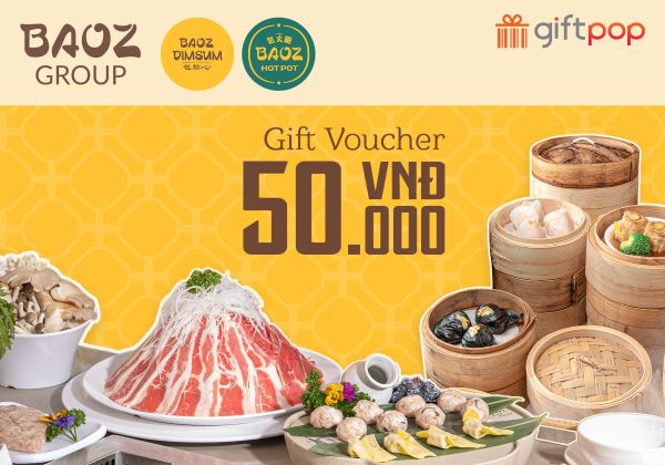 Phiếu quà tặng baoz group 50k