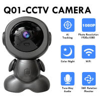 SENDEM Q01-L Mini WiFi IP Camera Wireless Indoor Robot Baby Monitor Motion Detection Two-way Audio Video Camera V380 CCTV Security Protection