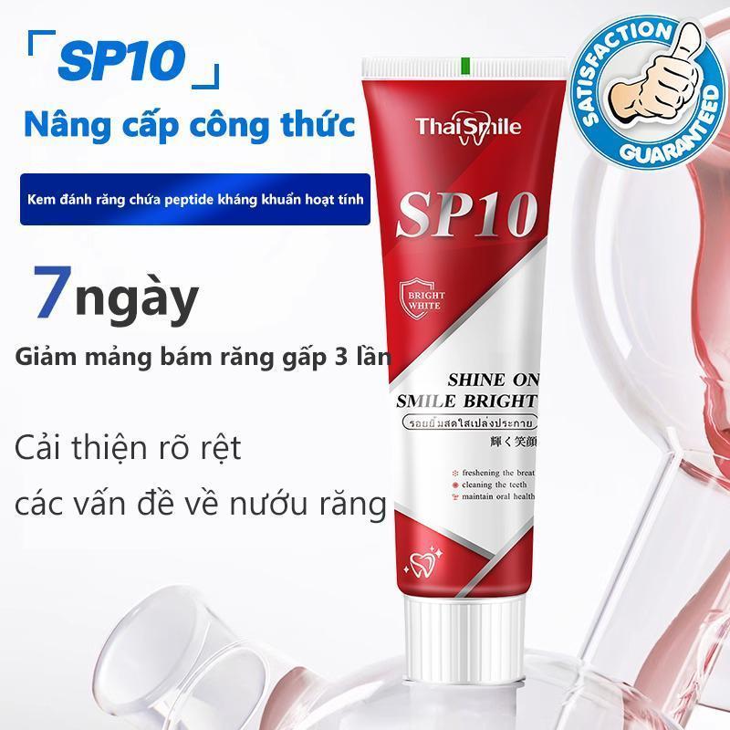 SP10 Kem đánh răng bạc hà tươi ống Làm sạch vết ố trên răng Thích hợp sử dụng hàng ngày Người già và trẻ