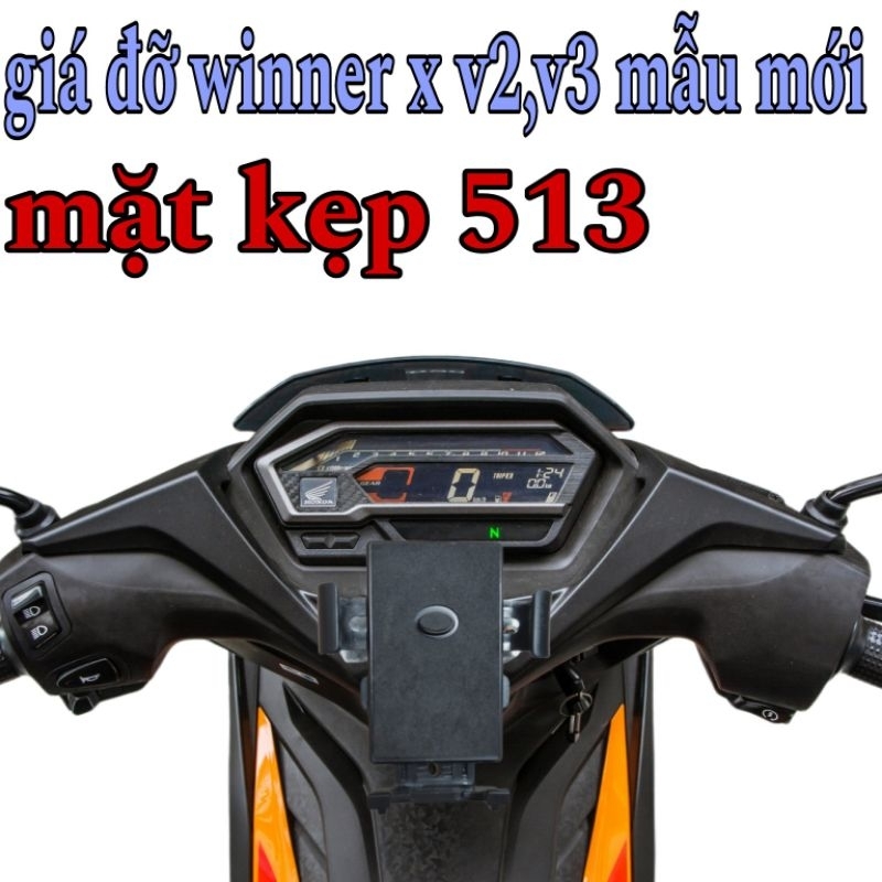 giá đỡ điện thoại xe winner x v2 v3 mặt kẹp bấm 513 Giá 50,000 Đồng*Miễn phí vận chuyển