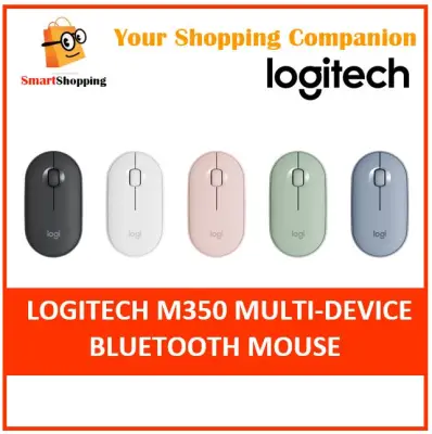 Logitech Pebble M350 Wireless Mouse Black White Pink 910-005600 910-005601 910-005602
