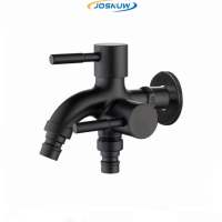 JOSNUW Brand 4in1 Black Shower Set with Faucet 5-speed Pressurized Bathroom Shower Head with Hose Showerheads