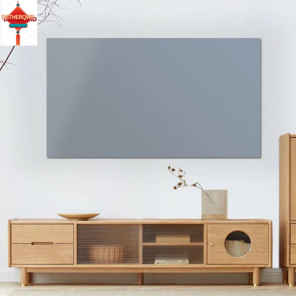 DGTHE Chống ánh sáng Màn hình máy chiếu 16:9 HD Màn hình mềm gập lại Trình chiếu Phản quang Màn chiếu Trong nhà
