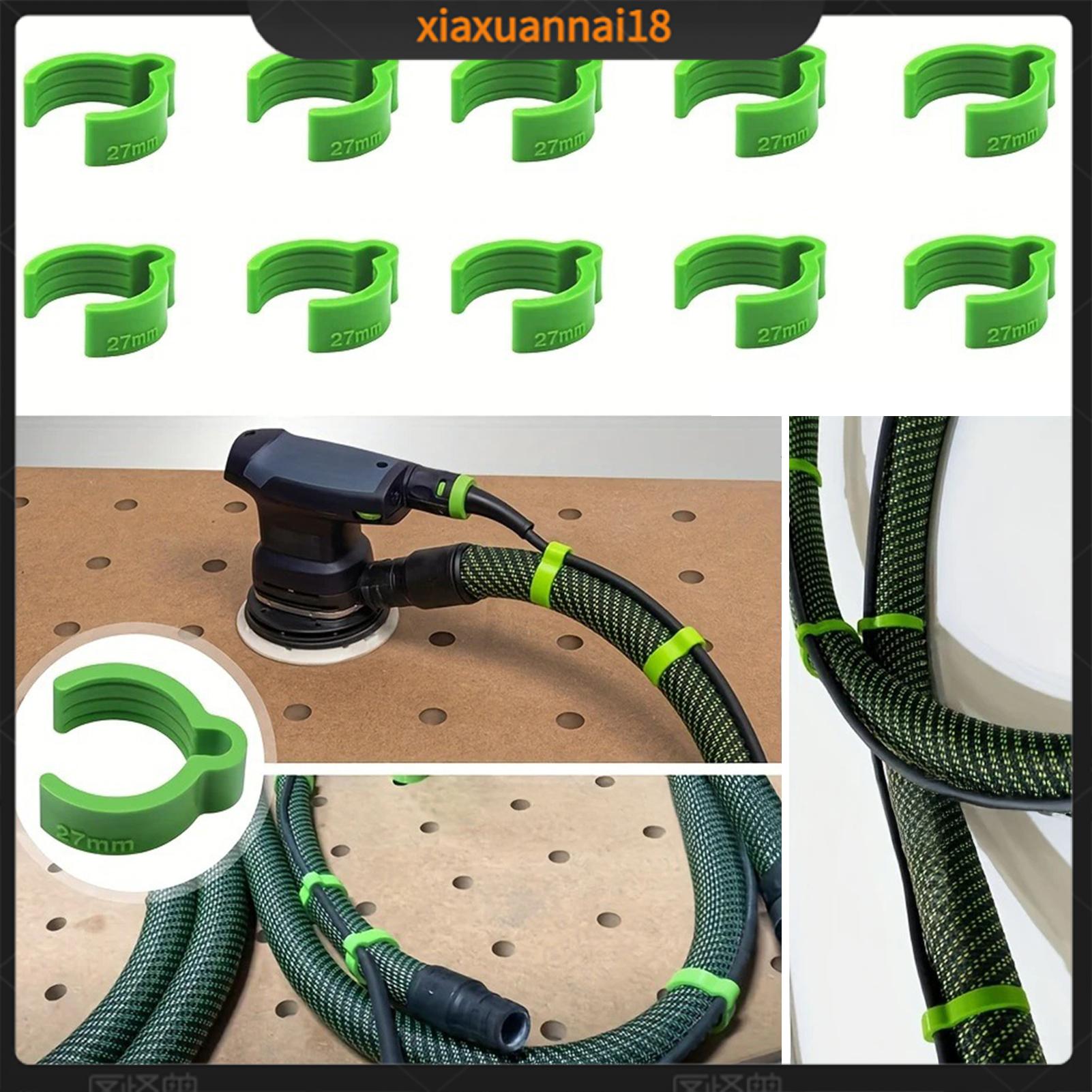 Xiaxuannai Phụ kiện ống thu gom bụi kẹp ống phù hợp với tất cả kẹp sắp xếp Ống bụi dễ dàng lắp đặt kích thước nhỏ gói 1/5/10 chiếc lý tưởng cho ống cuộn kẹp ống in 3D