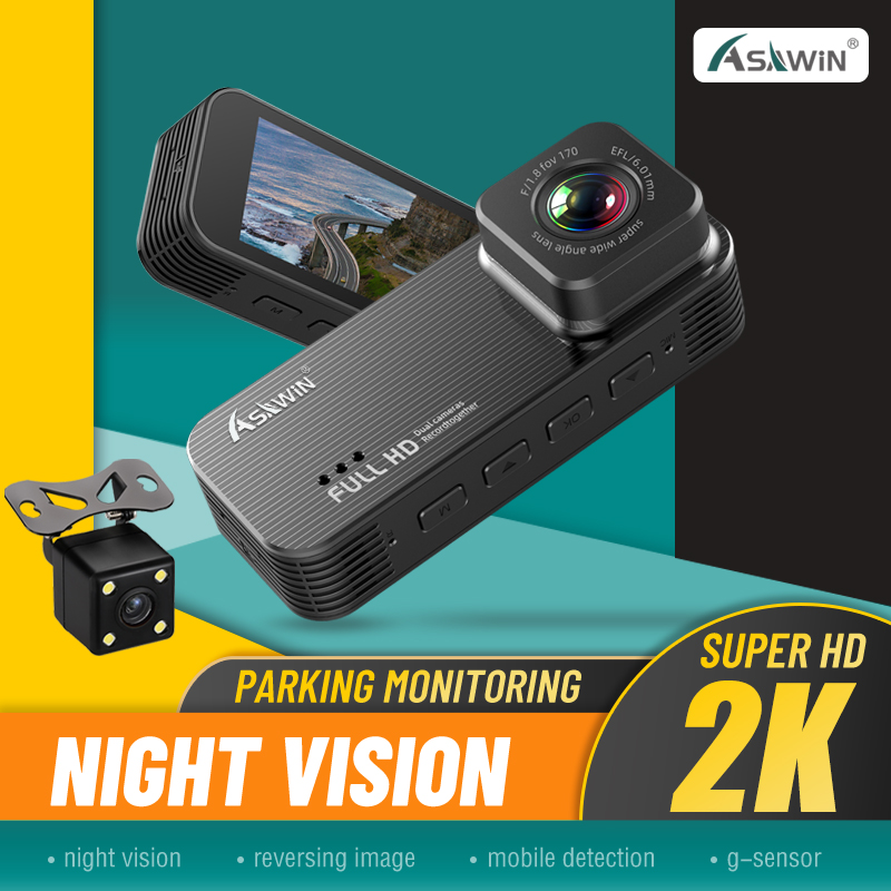 Asawin A4 Camera Hành Trình Cho Xe Ô Tô Dvr Với 2K Camera Xe Hơi 3.16 Ips