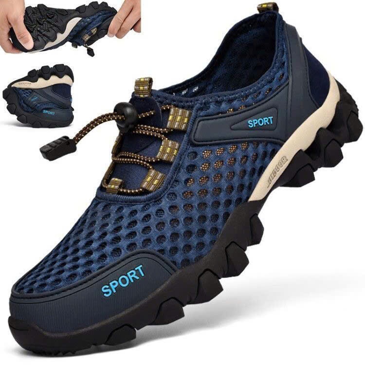 Giày Thể Thao Leo Núi Và Chạy Bộ Đi Biển SPORT, Lưới Thoáng Khí