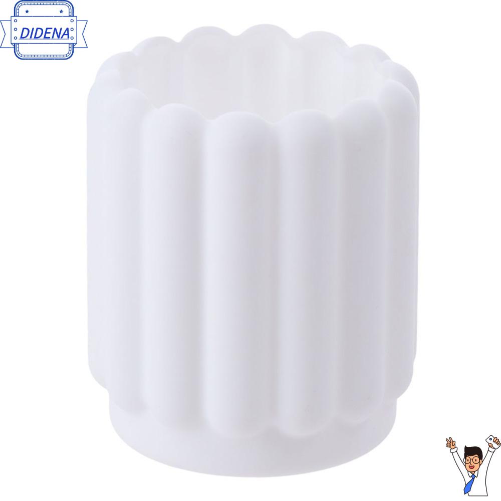 DIDENA 3.743.14 inch Hộp đựng bút silicon Trắng Silicone Sắp xếp bàn văn phòng Bền Phụ kiện bàn văn phòng Văn phòng