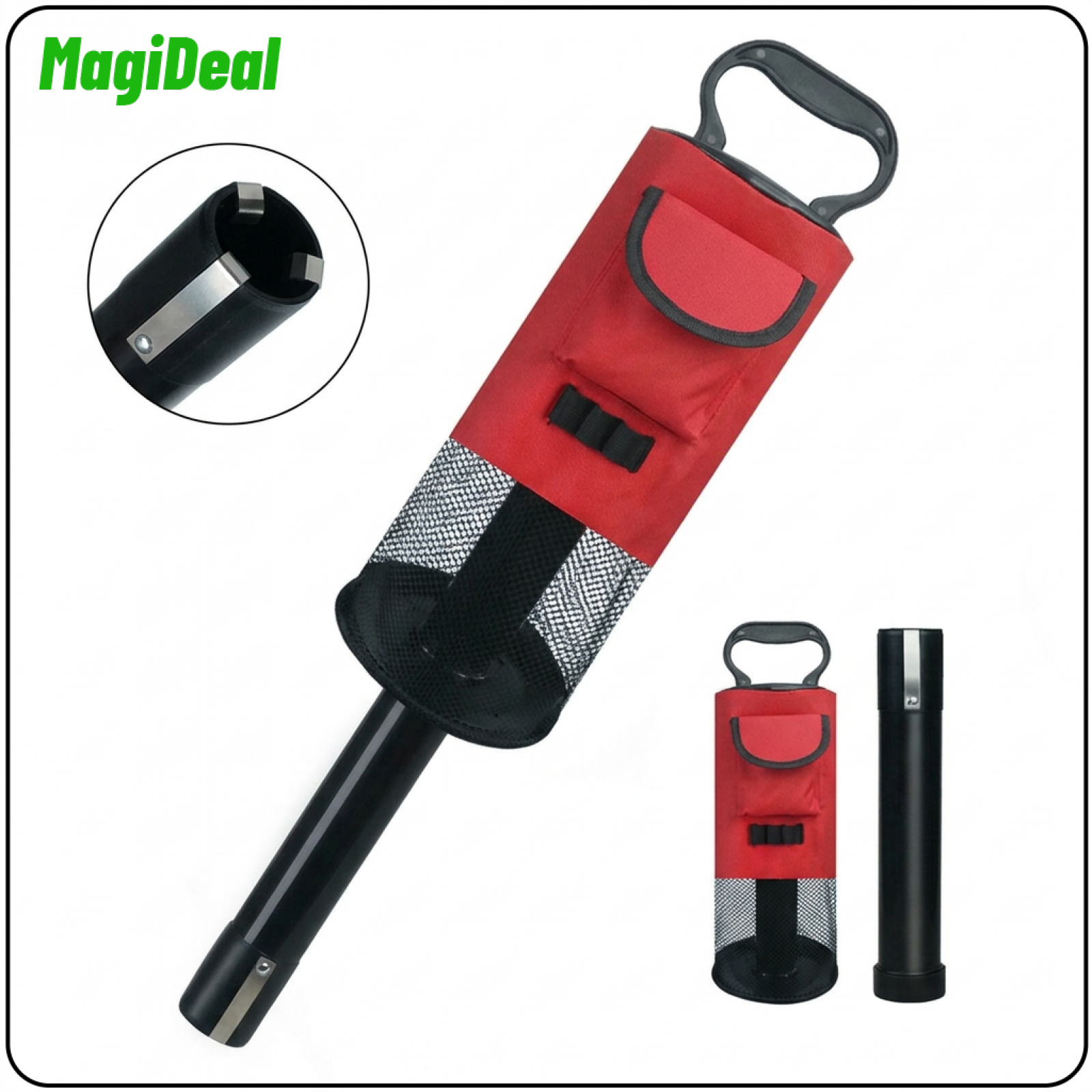 MagiDeal Golf Ball Collector Durable Nylon Bag Golf Shag Retriever Ergonomic Golf Accessory for Rangefinder Golf Practice ราคา 2,578 บาท*ส่งฟรี