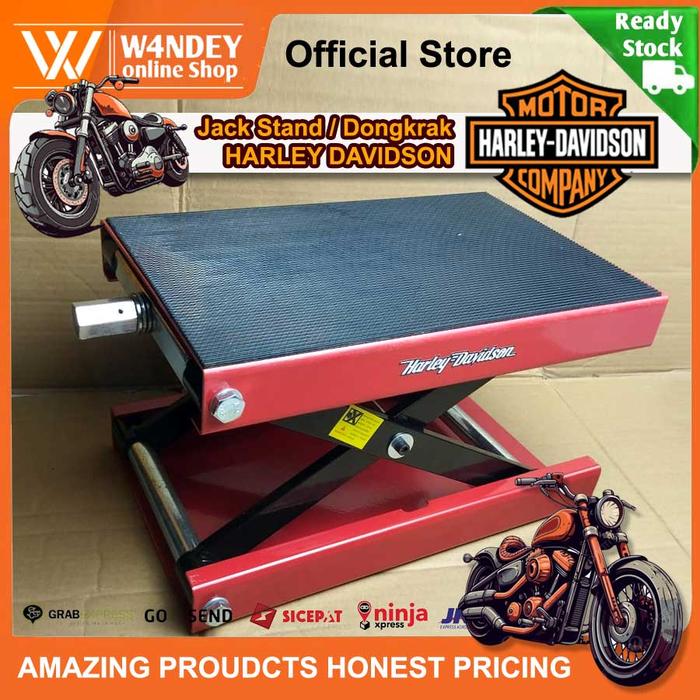 DONGKRAK HARLEY DAVIDSON / JACK STAND MOGE HARLEY Harga 1,490,000 rupiah*Gratis Ongkir