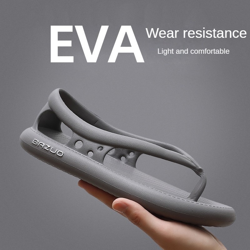 Dép Xỏ Ngón Nam Nữ Mẫu Mới 2024 Dép Xỏ Ngón Gót Giày Xỏ Ngón Chịu Mài Mòn Chống Trơn Trượt Đi Ra Ngoài Mùa Hè