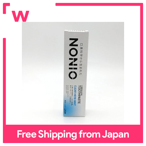 [] NONIO Toothpaste 30g Clear Herb Mint Toothpaste Disinfects Bad Breath Causing Bacteria Cavities Gum Disease Portable Travel Mini Size