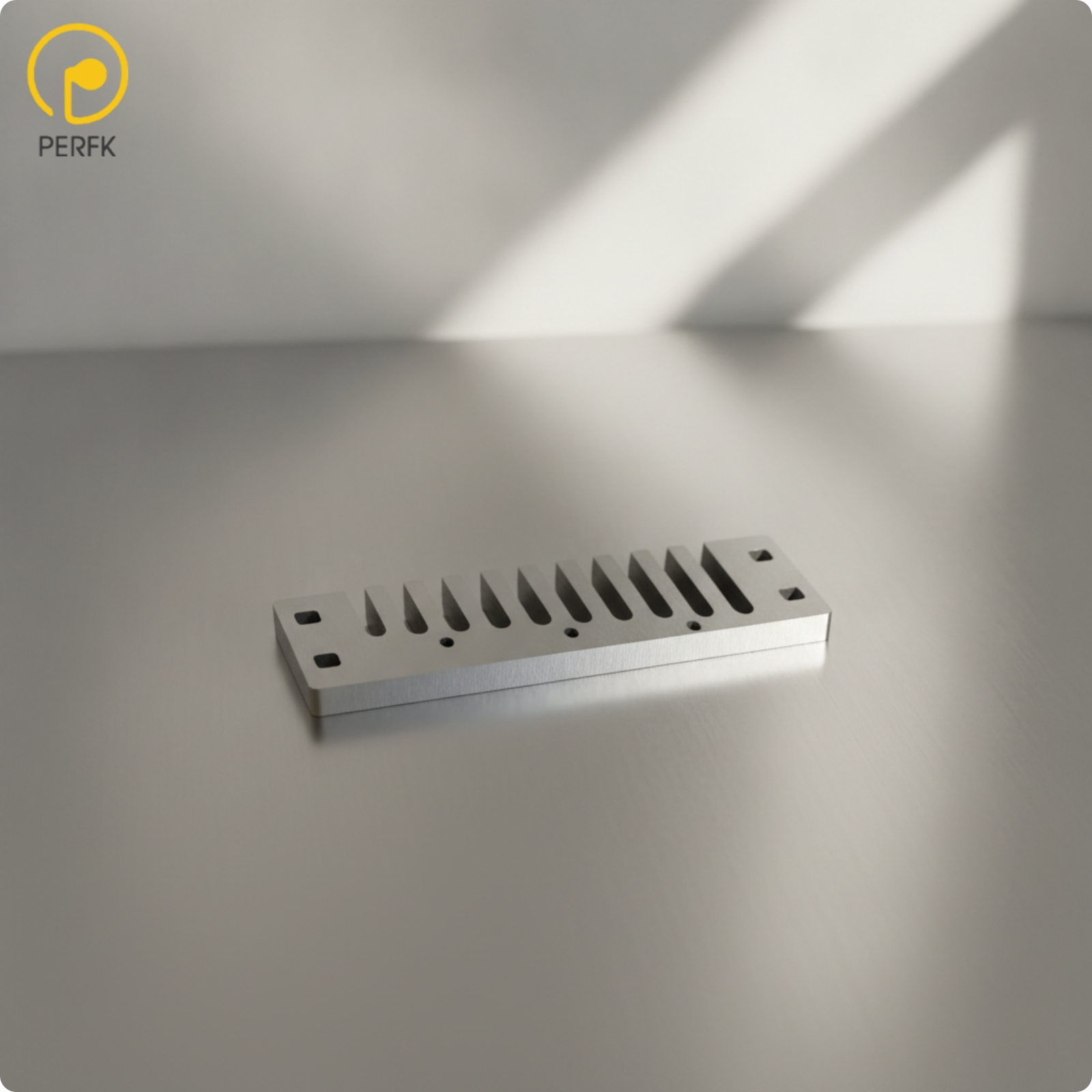 Perfk Brushed Metal Aluminum Alloy Harmonica Comb Compact Harmonica Comb with 10 Slots Slim Hardware Portable for Builders ราคา 4,118 บาท*ส่งฟรี