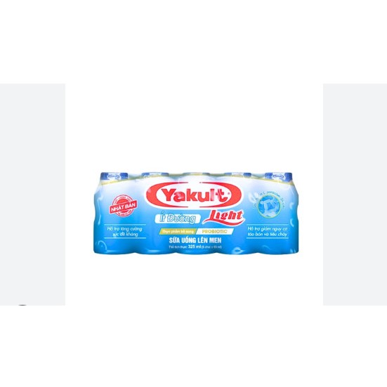 Sữa chua uống lên men Yakult ít đường (lốc 5 chai)