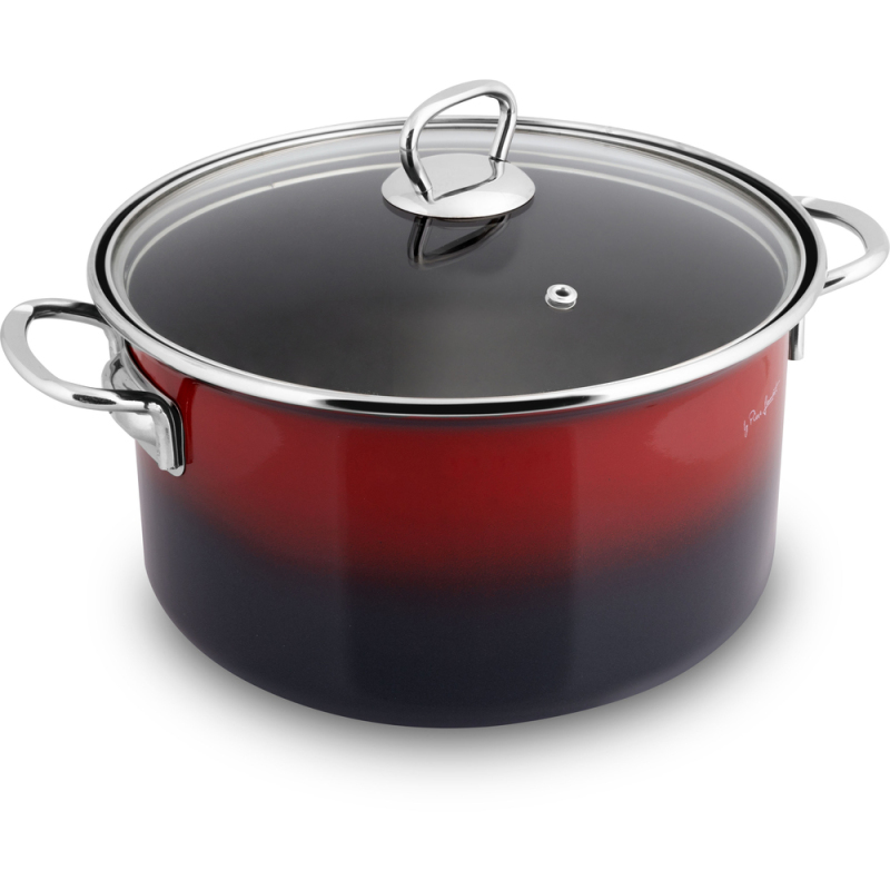 Lamart Enamel Pot with Lid 20 cm Email - LT1182 Singapore