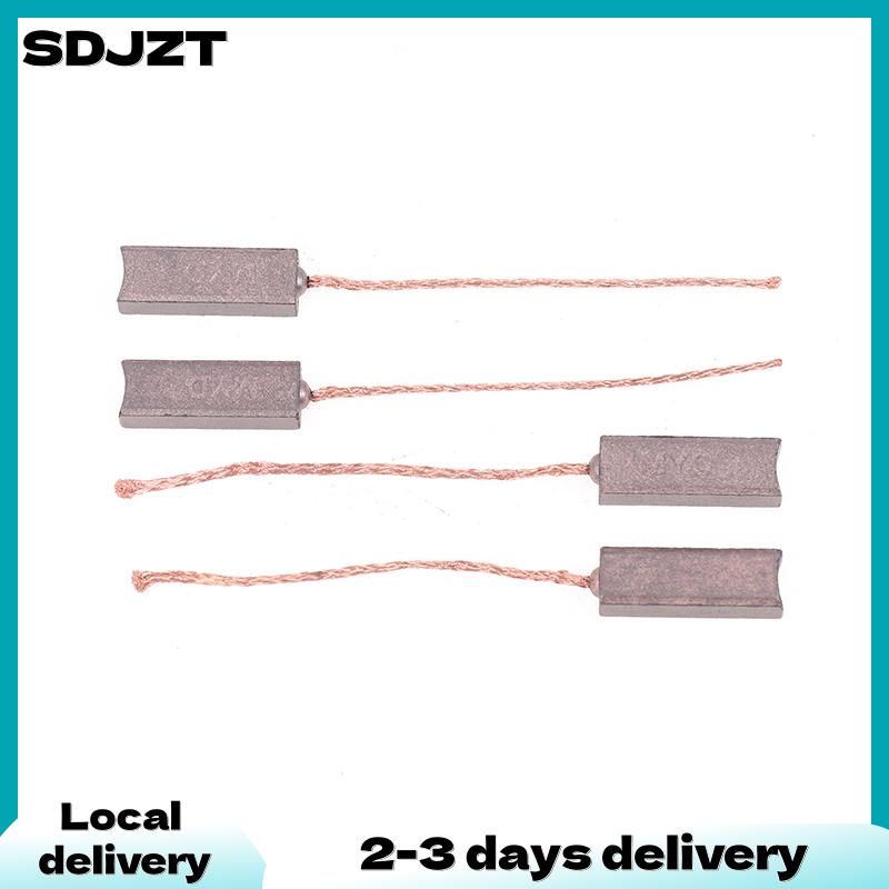 SDJZT 10PCS 4.5X6.5X20mm High Copper Generator Carbon Brushes Alternator Regulator For BYD Mitsubishi