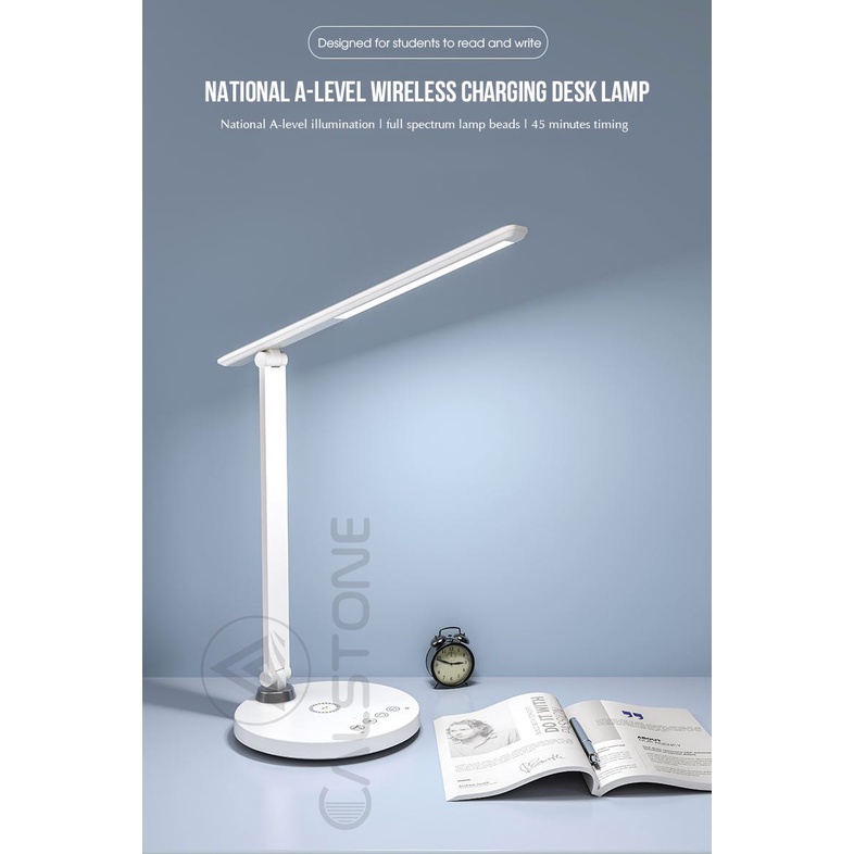 [VOUCHER Follow ] Đèn Bàn CALSTONE Led Desk Lamp CK-861PWKL Pin 2000mAh